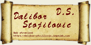 Dalibor Stojilović vizit kartica